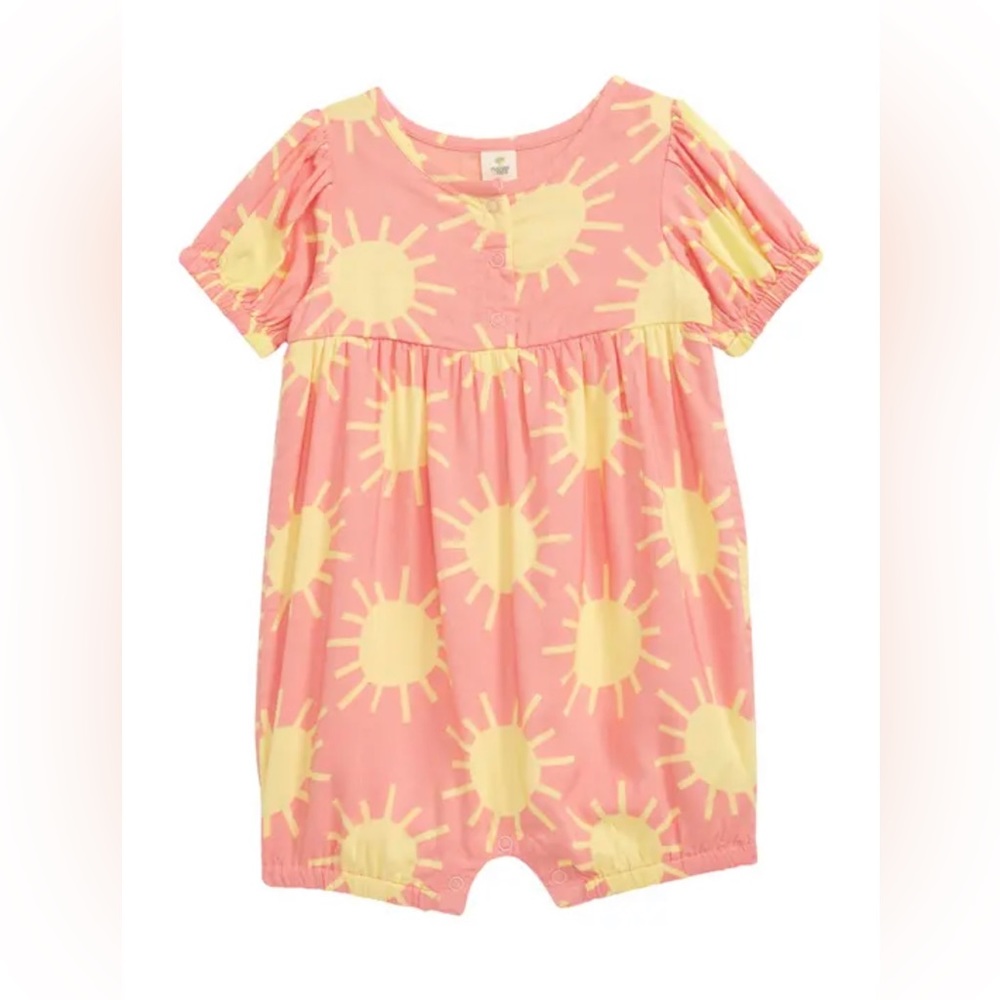 Tucker + Tate Puff Sleeve Sunny Day Romper